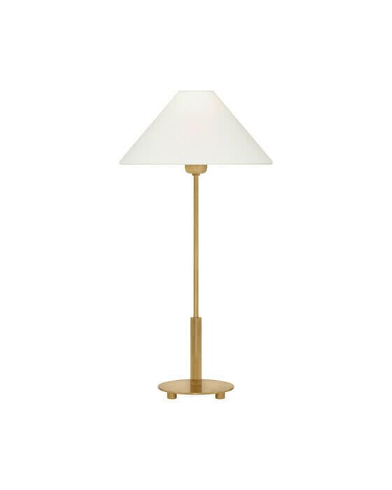 Hackney portabel bordslampa antik mässing