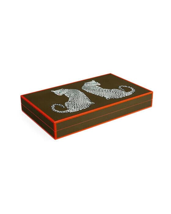 Leopard backgammon brädspel