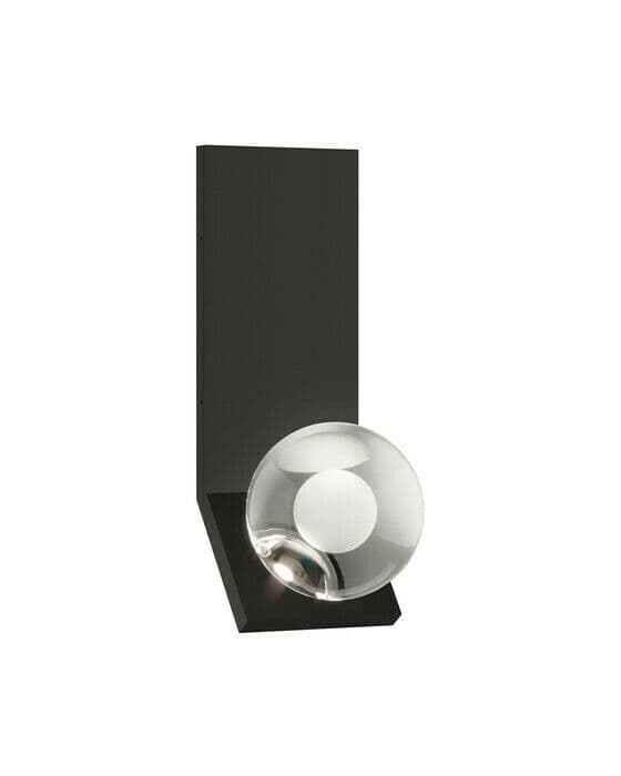 Mina vägglampa svart