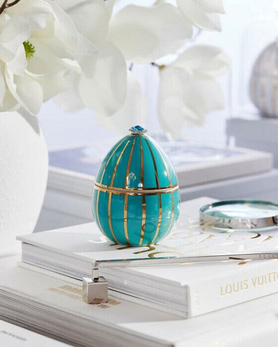Royal Easter fabergé doftljus turkos