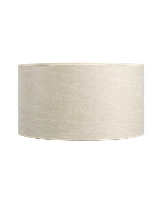 Cylinder lampskärm leather cream OUTLET