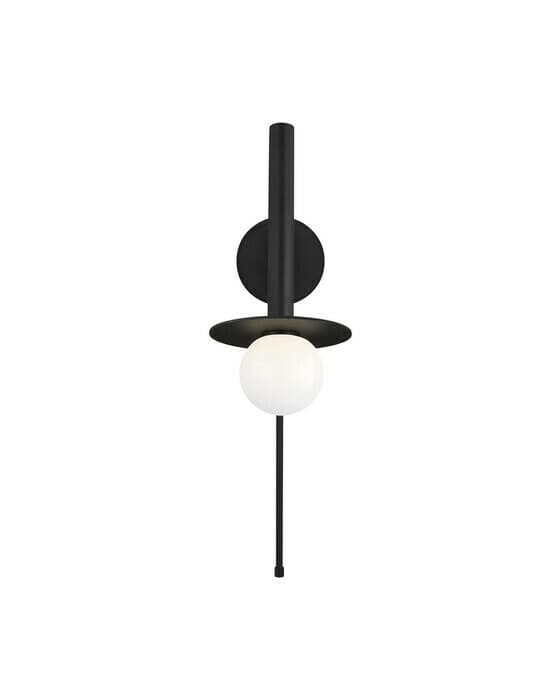 Nodes Pivot vägglampa svart