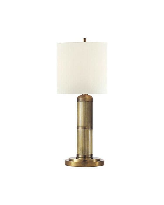 Longacre bordslampa antik mässing