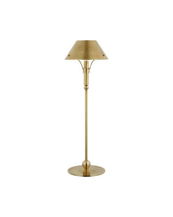 Turlington bordslampa antik mässing