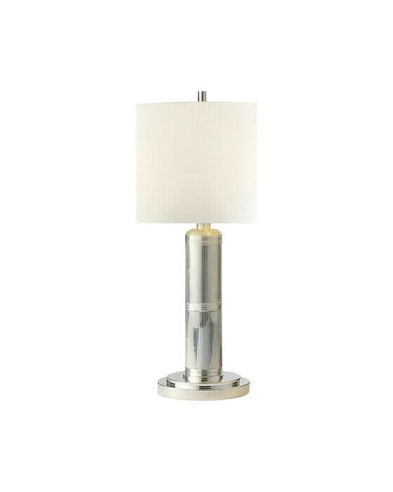 Longacre bordslampa nickel