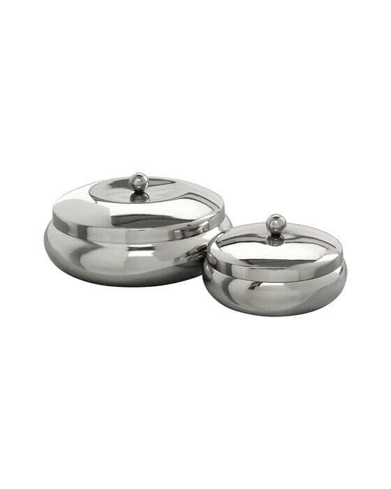 Armando ask svart nickel 2-pack
