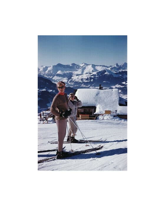 Skiers In Gstaad