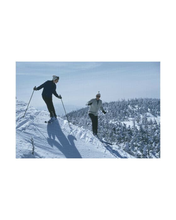 Skiers At Sugarbush