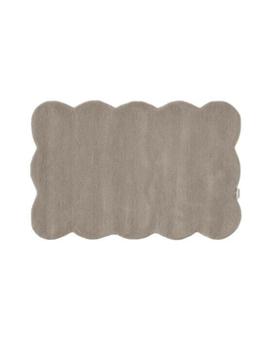 Clam dörrmatta silver