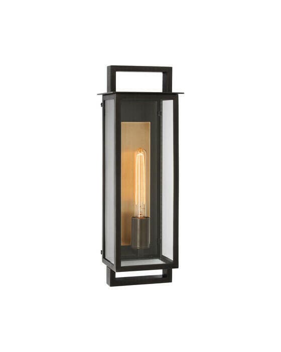 Halle Narrow vägglampa Aged Iron M