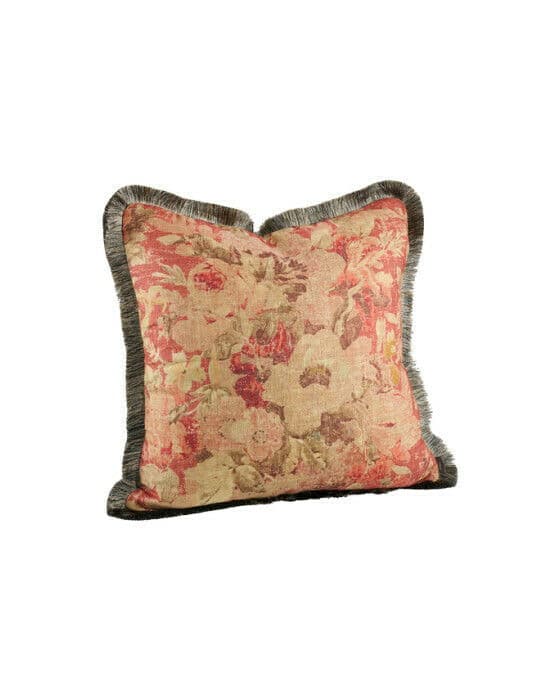 Rosewood kuddfodral fransar flower rouge