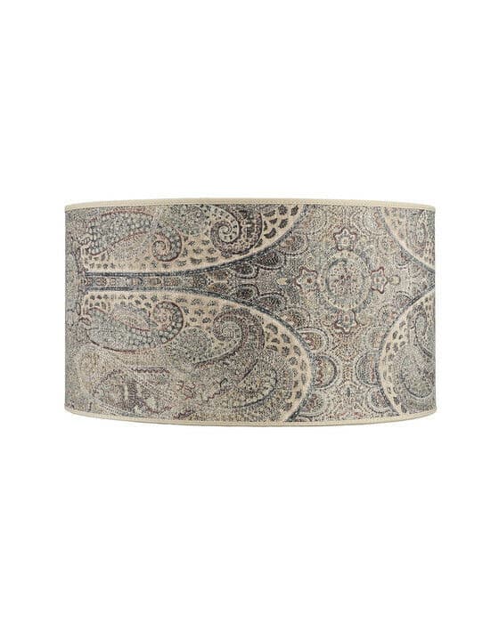 Cylinder lampskärm Sheldon paisley brown