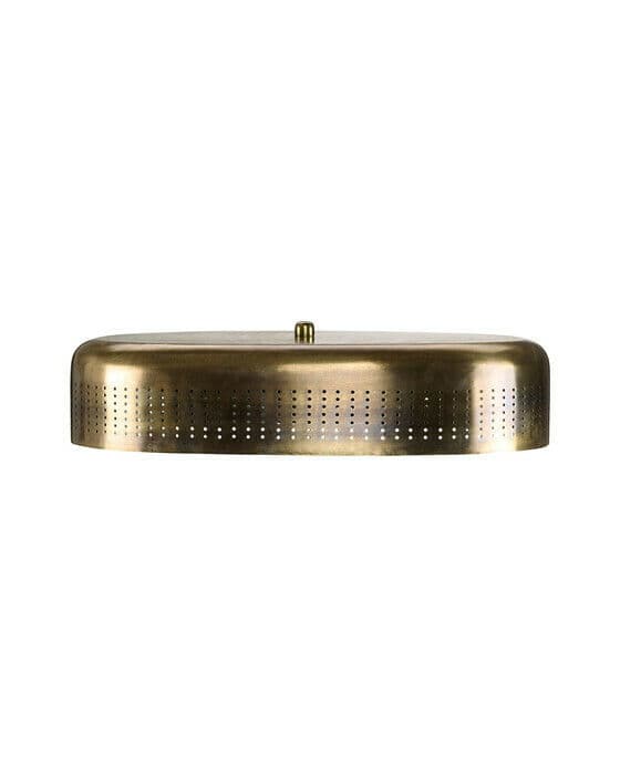 Armando lampskärm oval antik mässing