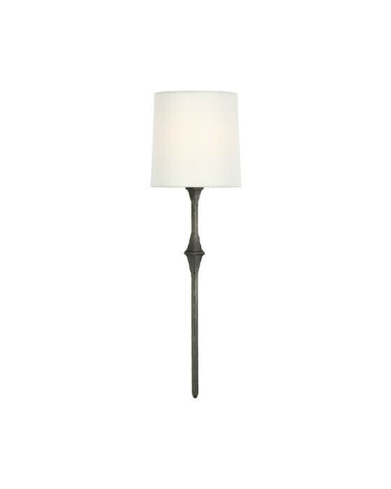 Dauphine vägglampa Aged Iron