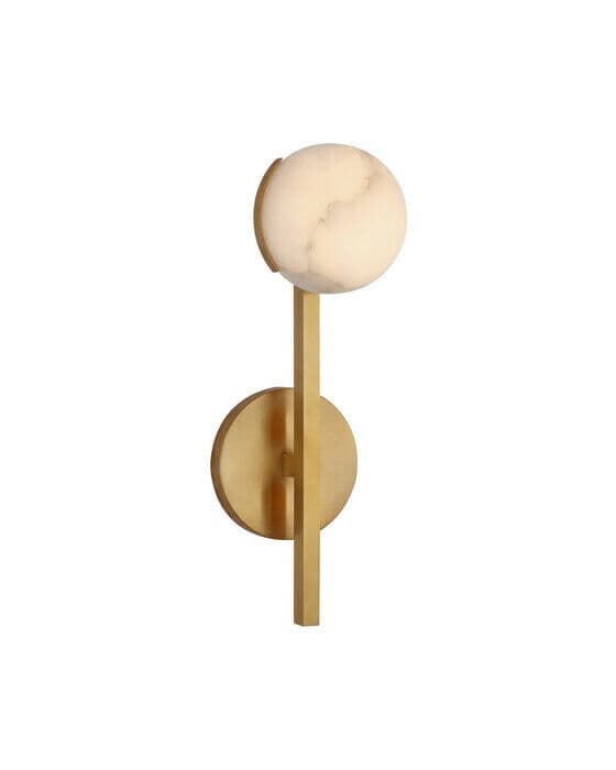 Pedra Petite Tail vägglampa antik mässing
