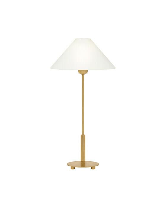 Hackney bordslampa antik mässing
