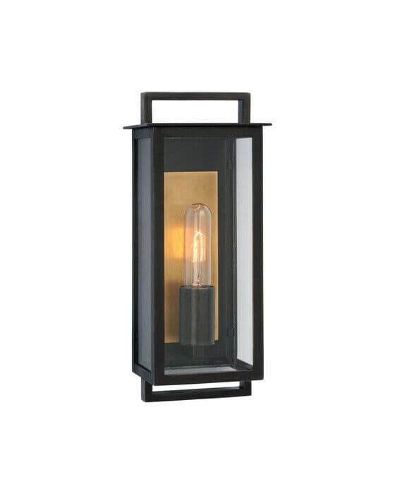 Halle Narrow vägglampa Aged Iron S