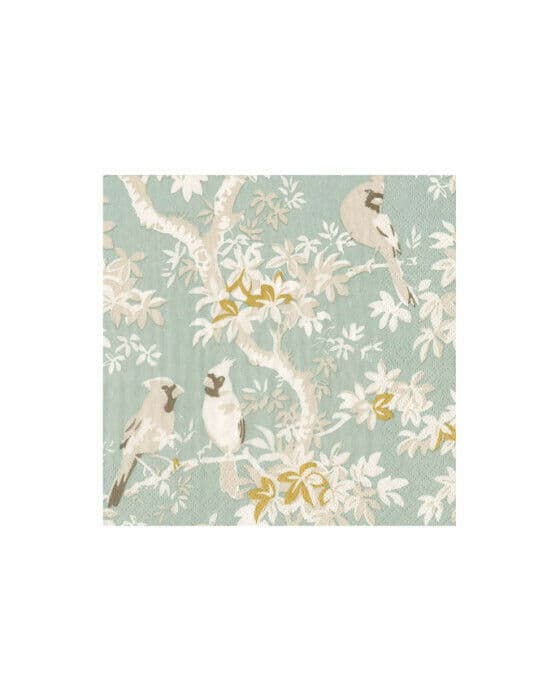 Scenic Songbirds servetter blå 20-pack