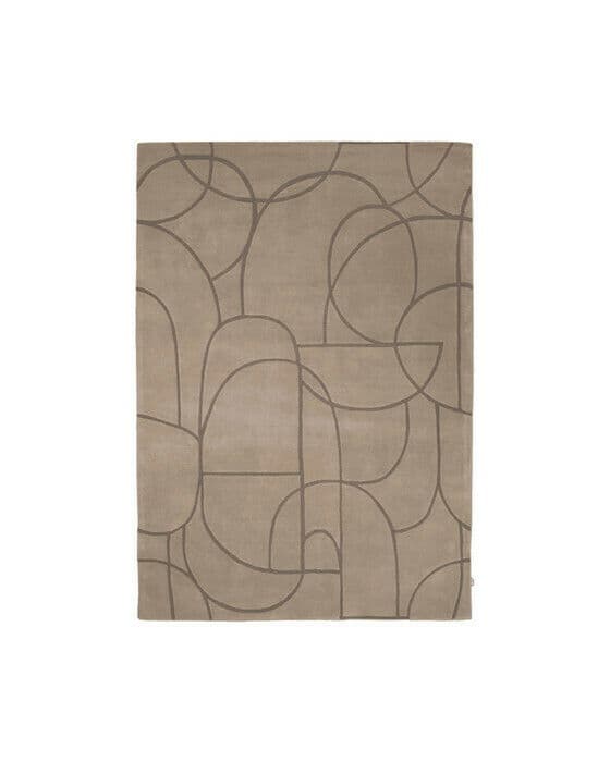 Modern Abstract matta beige