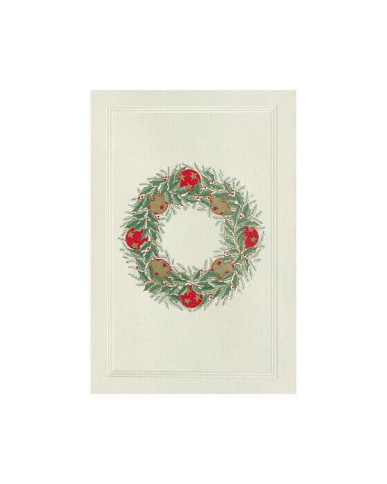 Christmas Wreath julkort
