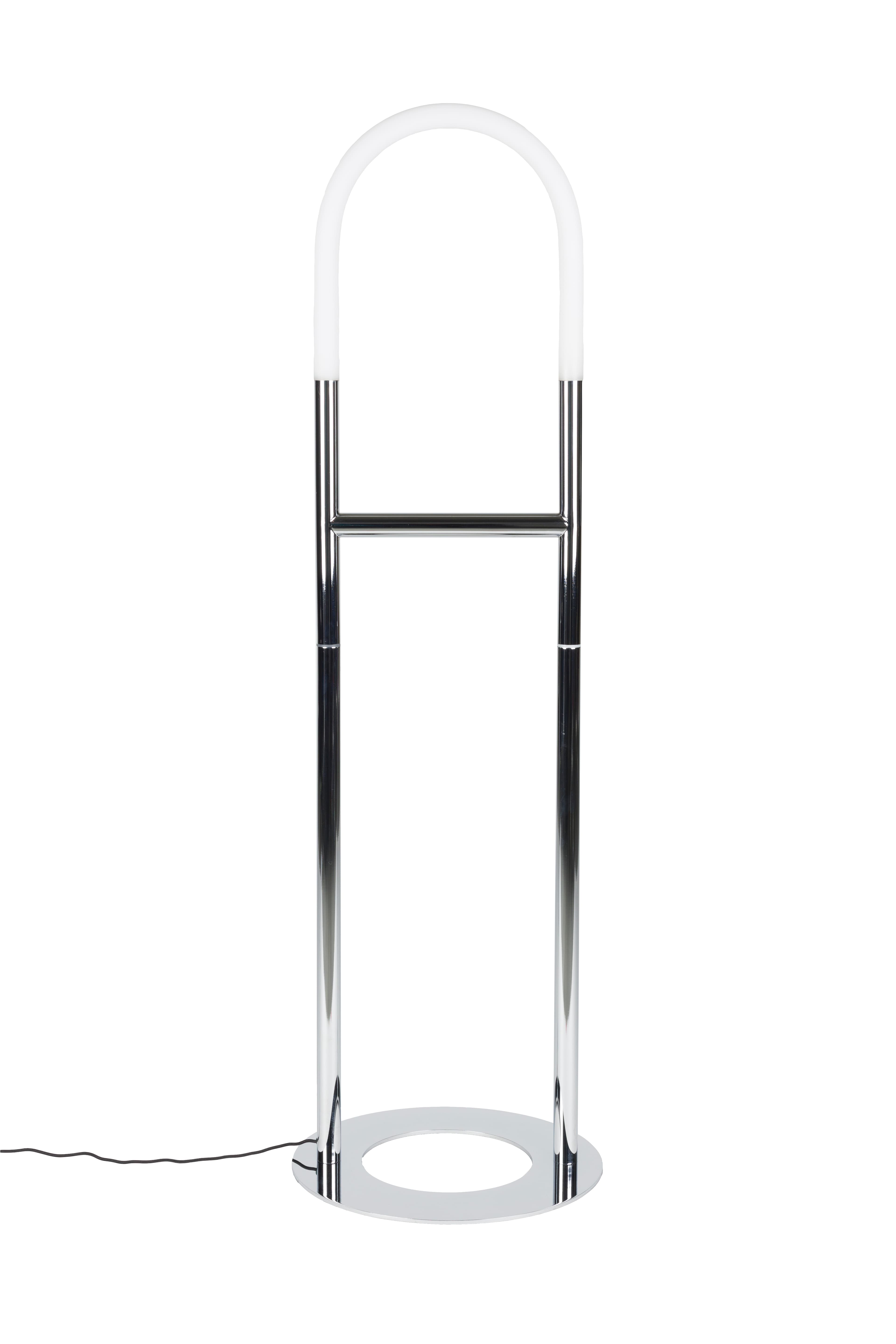 ZUIVER Golvlampa Båg Krom