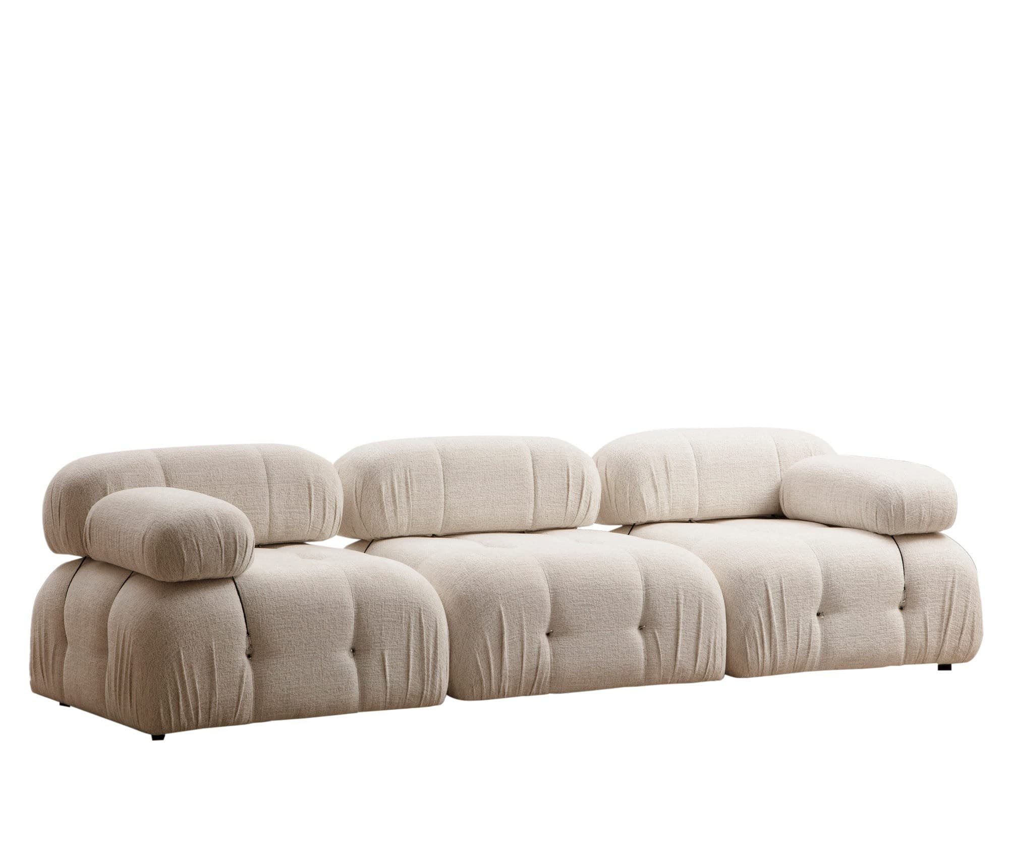 NORDVäRK Bubble 3-sits ( L1-O1-1R) - Bouclette 3-sits soffa