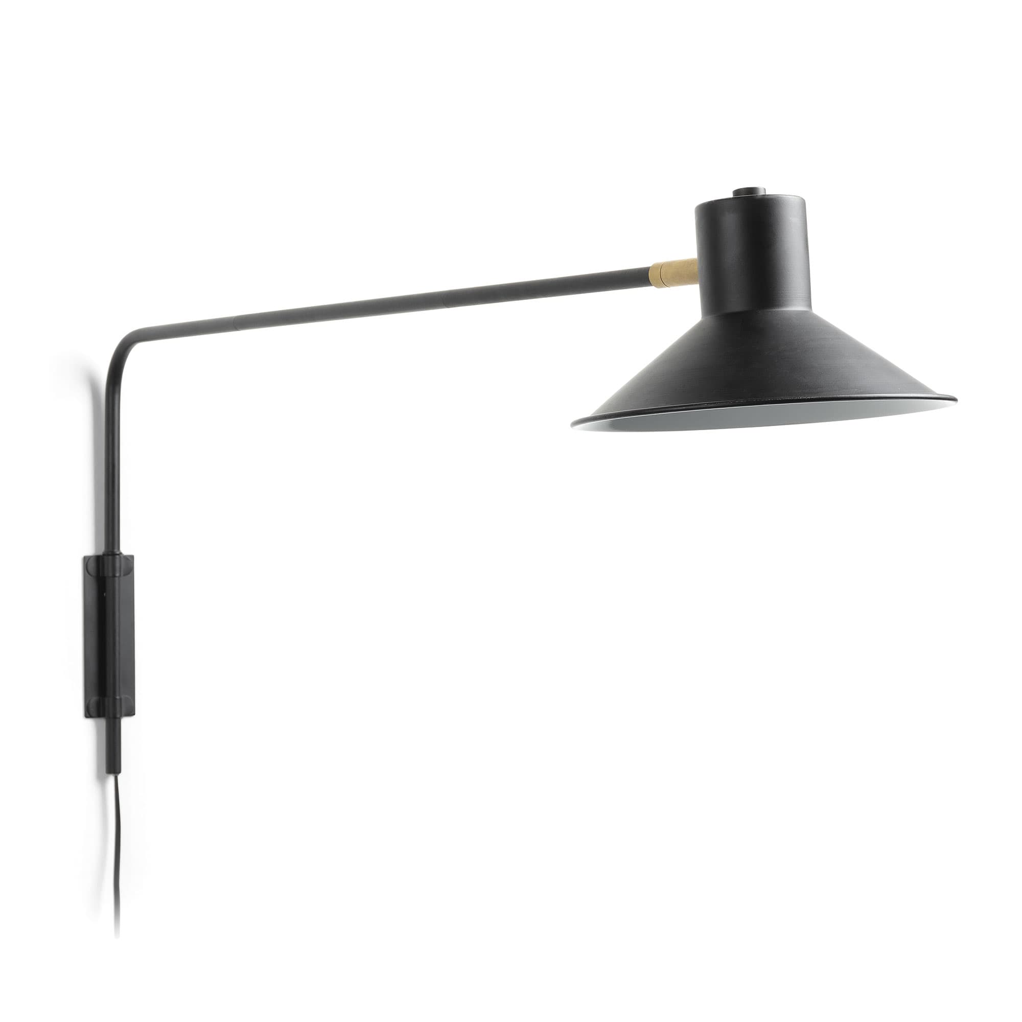 KAVE HOME Aria vägglampa - svart stål