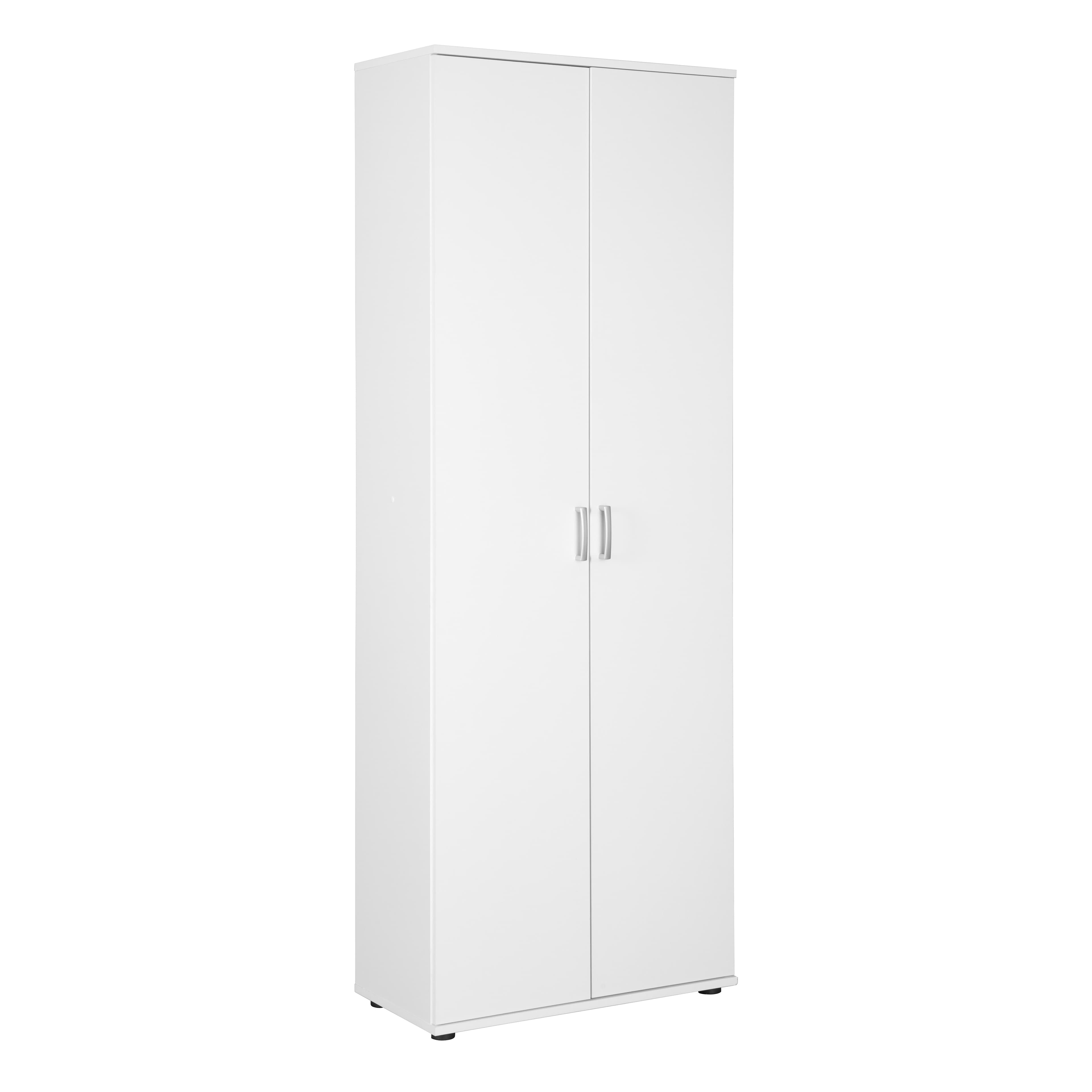 NORDIC LIVING COLLECTION Arconati multifunktionsskåp, 2 dörrar, vit, med 2 gångjärnsförsedda dörrar som öppnas 90°, 1,2 meter, hyllor med en lastkapacitet på 5 kg.