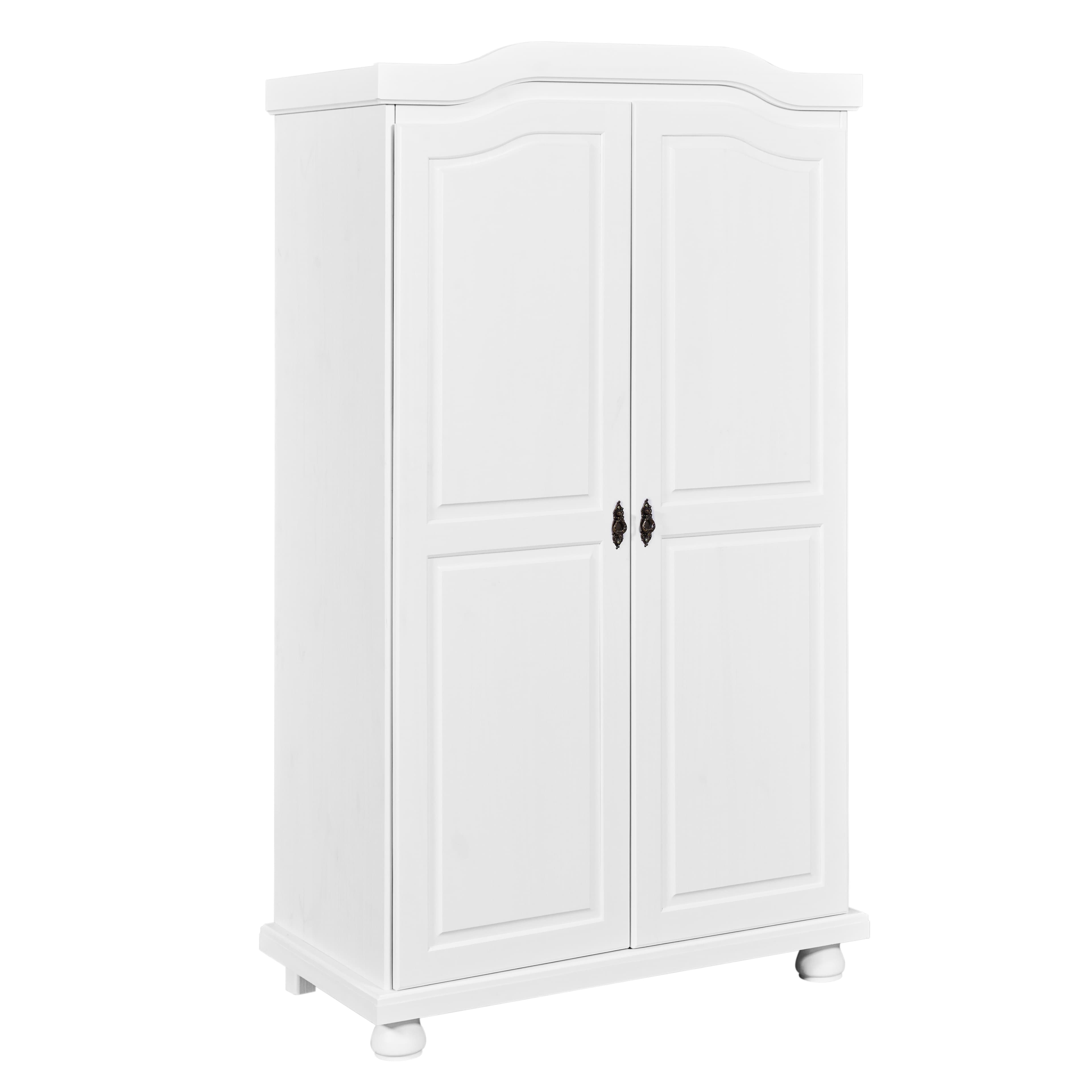 NORDIC LIVING COLLECTION Trädgårdsskåp Hedda 2-dörrars furu vitlackerad