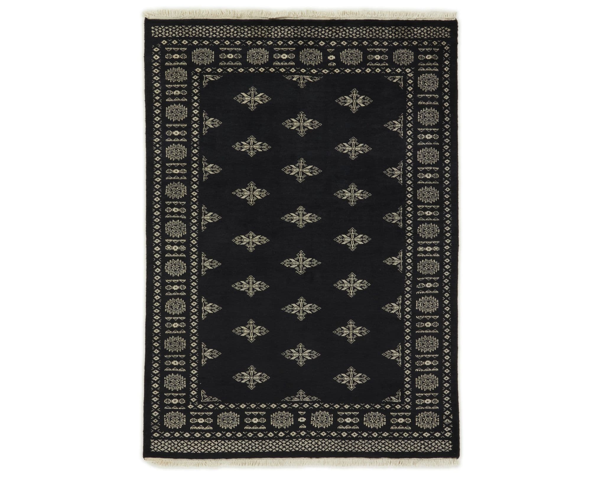 Pakistan handknotted orientalisk matta 136 x 191 cm