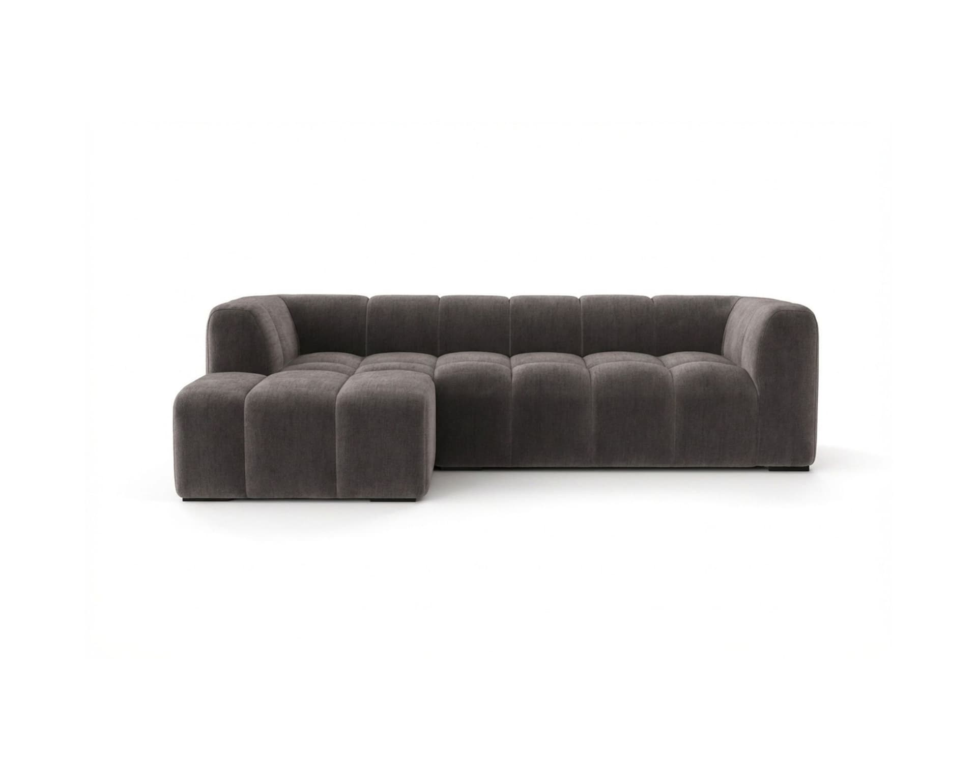 Andrarum Marlow 3-sitssoffa med divan mörkbrun