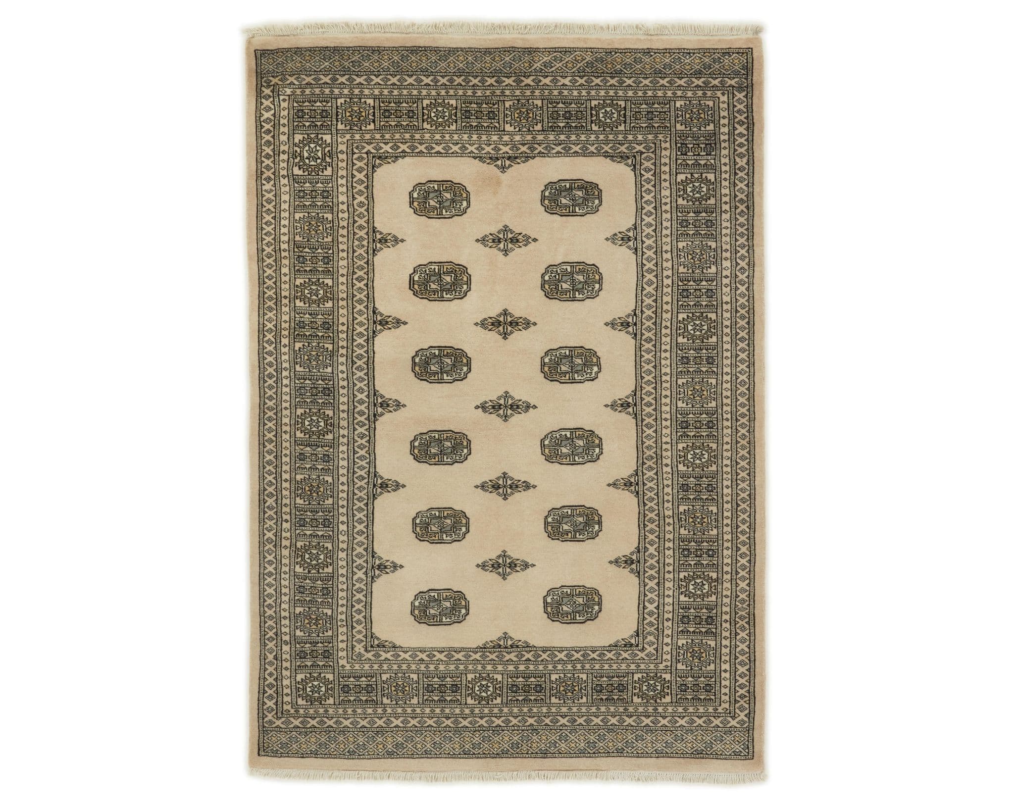 Pakistan handknotted orientalisk matta 137 x 196 cm