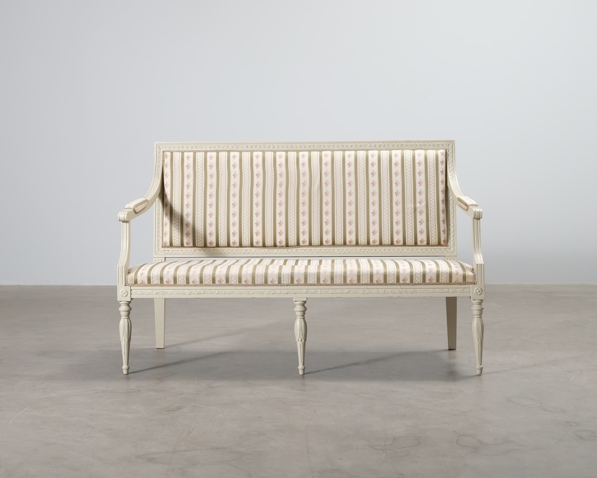 Gustaviansk 3-sits soffa