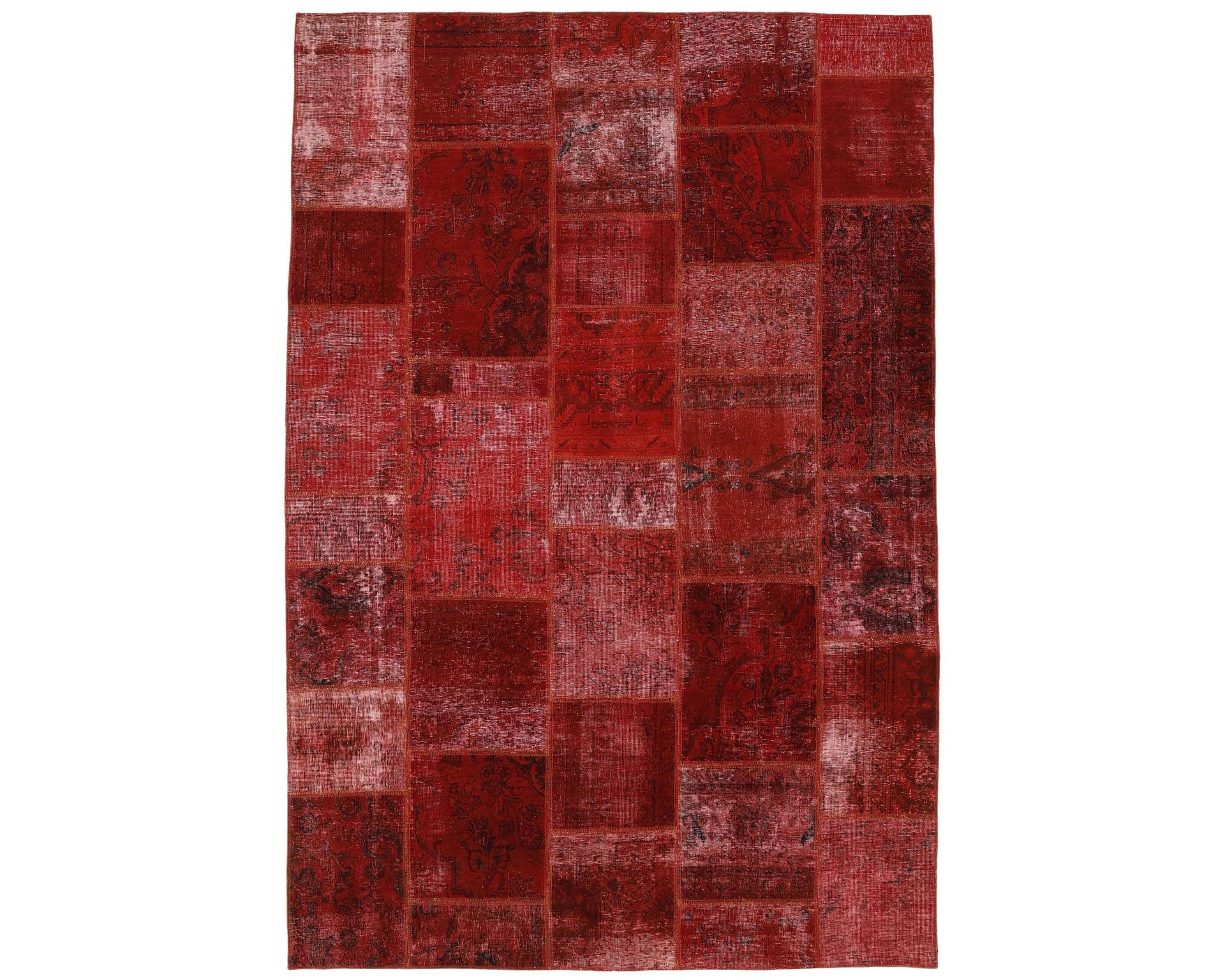 Vintage Patchwork orientalisk matta 206 x 305 cm