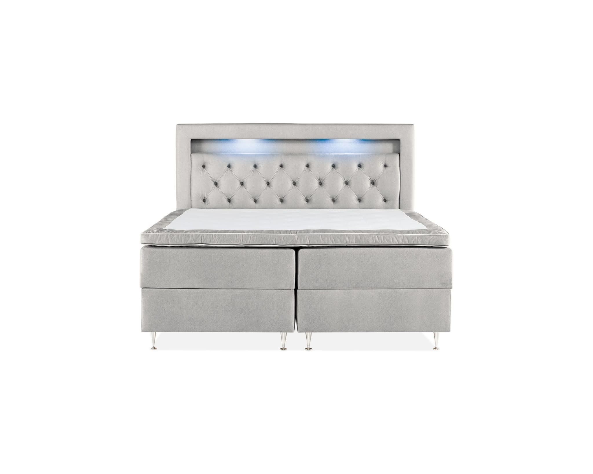 Alessia förvaringssäng 160 x 200 grå