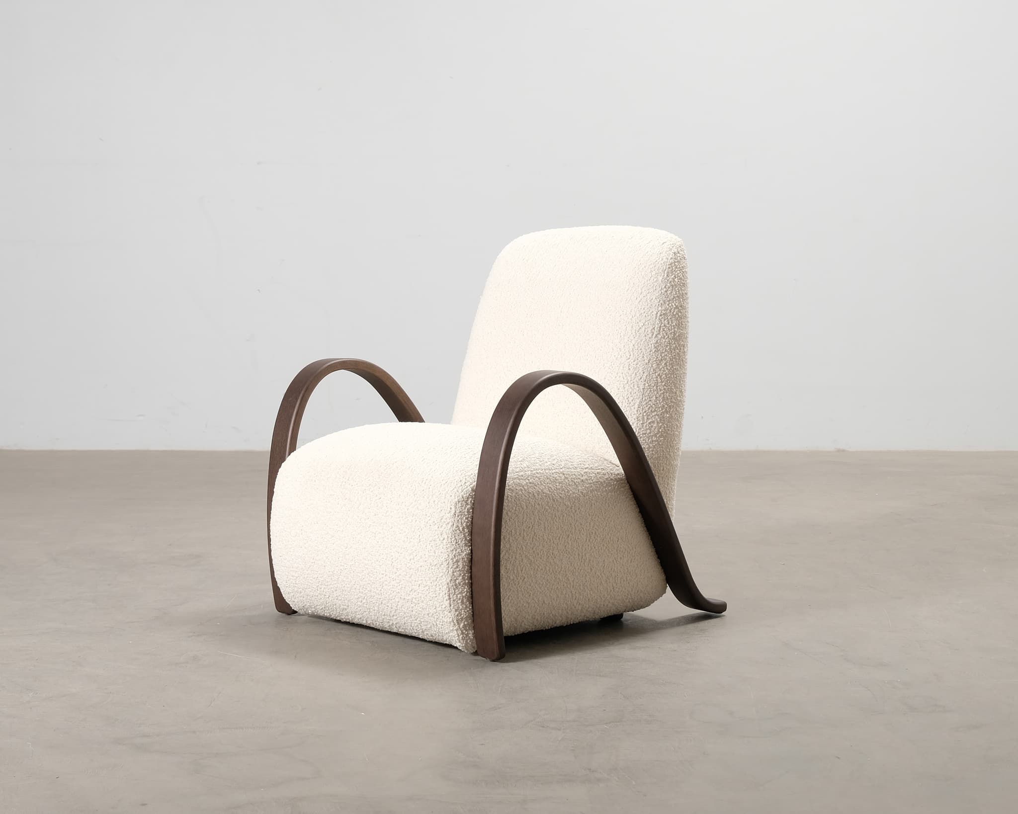 Ferm Living Buur fåtölj naturvit