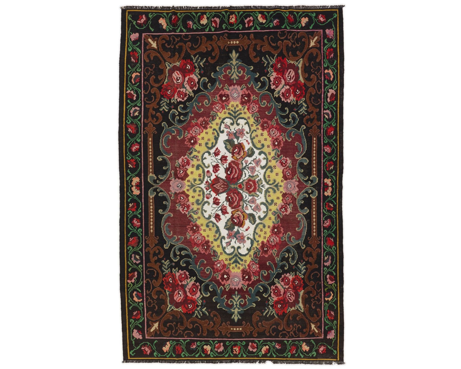 Rose Kelim orientalisk matta 232 x 336 cm