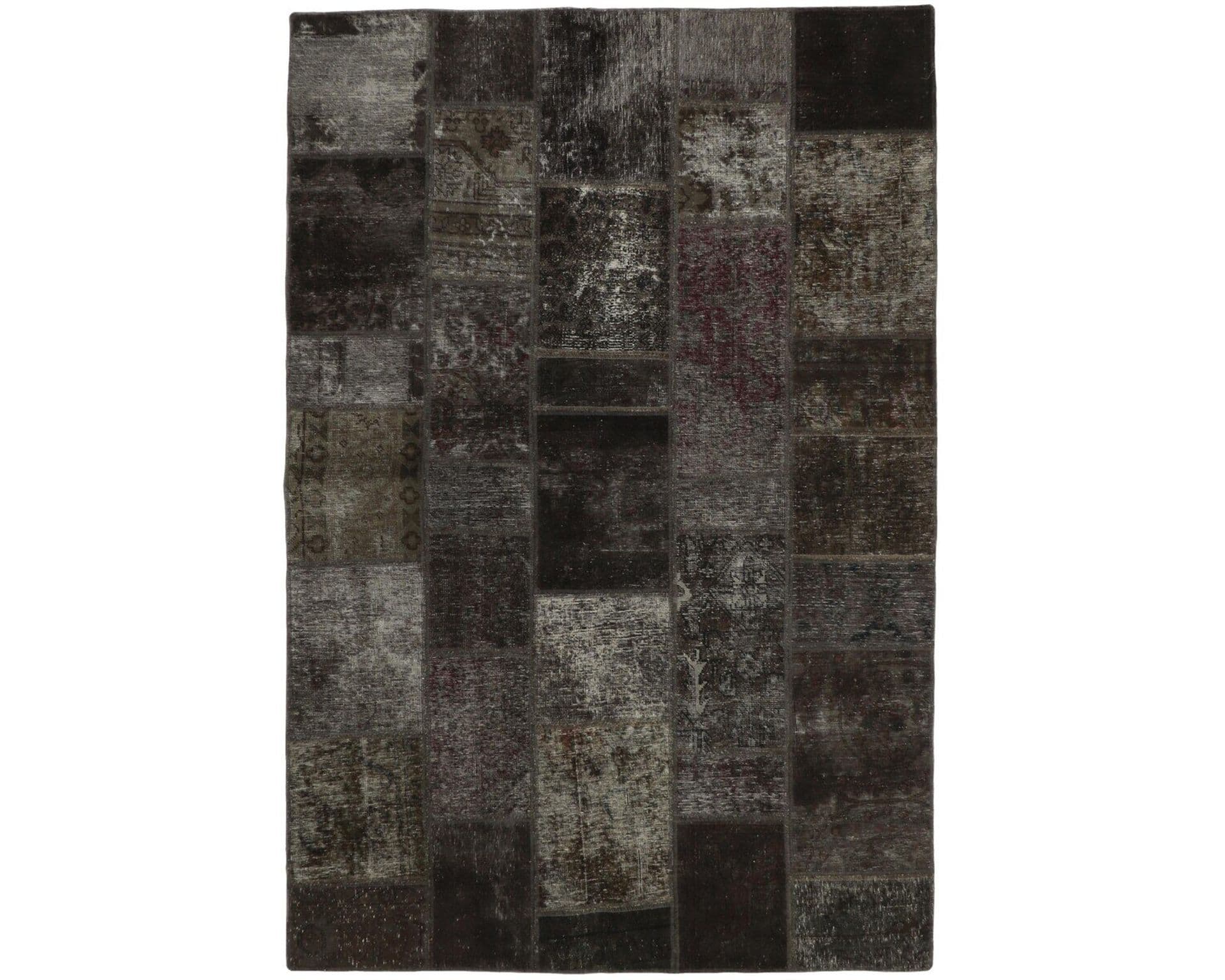 Vintage Patchwork orientalisk matta 167 x 243 cm