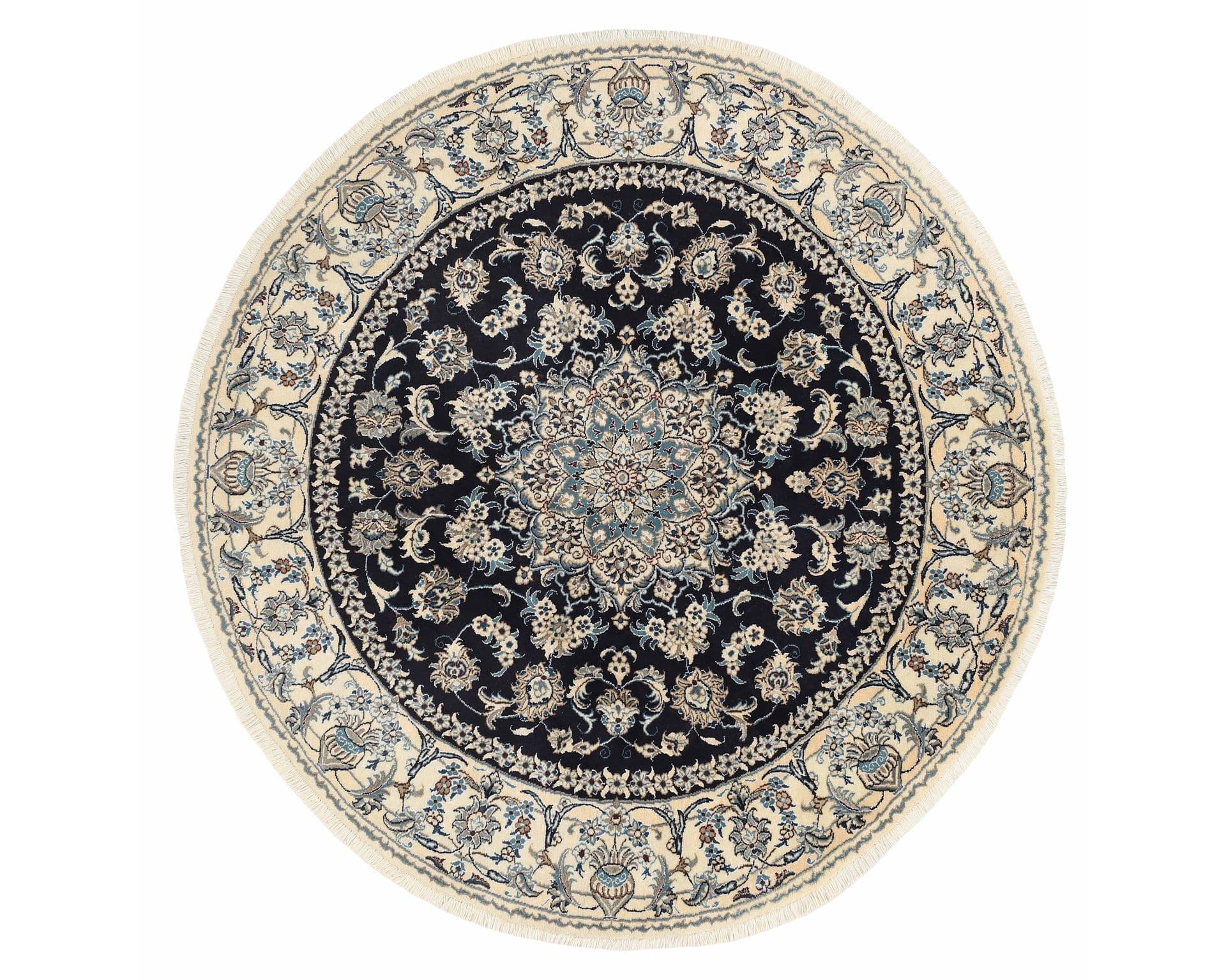 Nain Kashmar orientalisk matta ø 200 cm