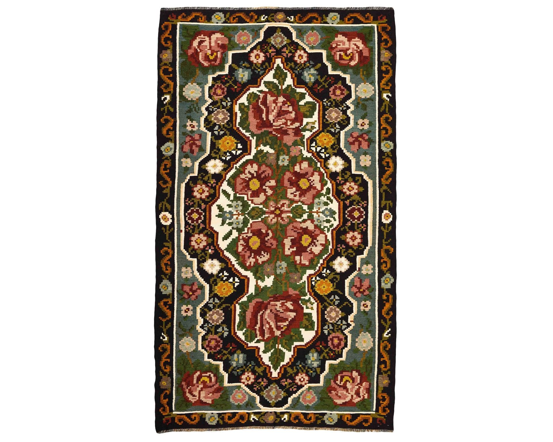 Rose Kelim orientalisk matta 187 x 323 cm