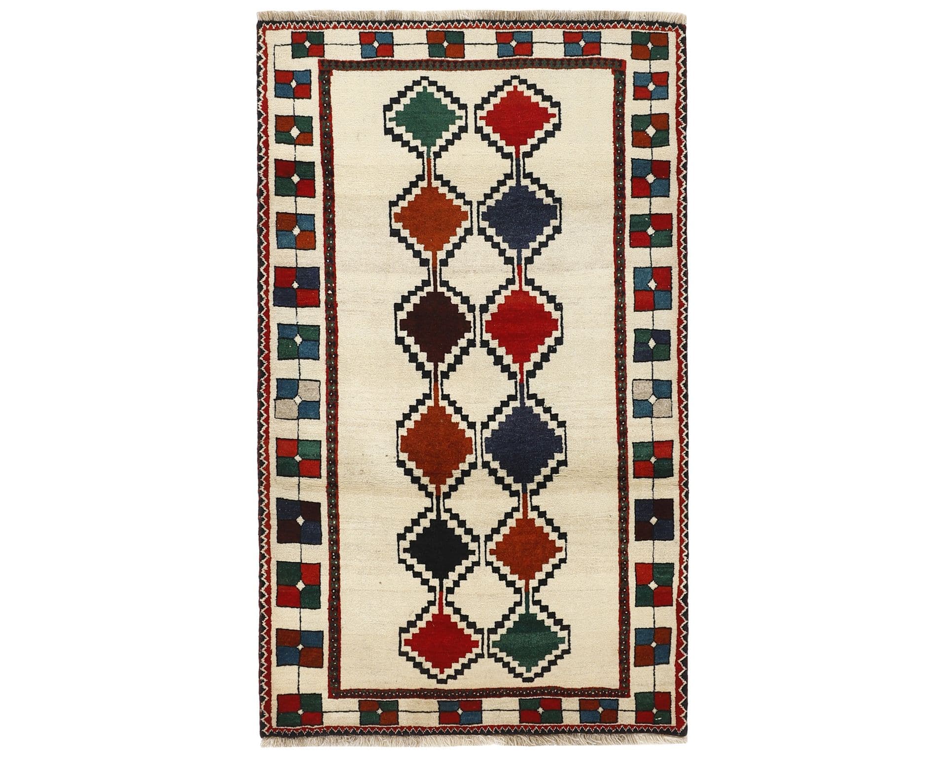 Kashghai orientalisk matta 117 x 201 cm