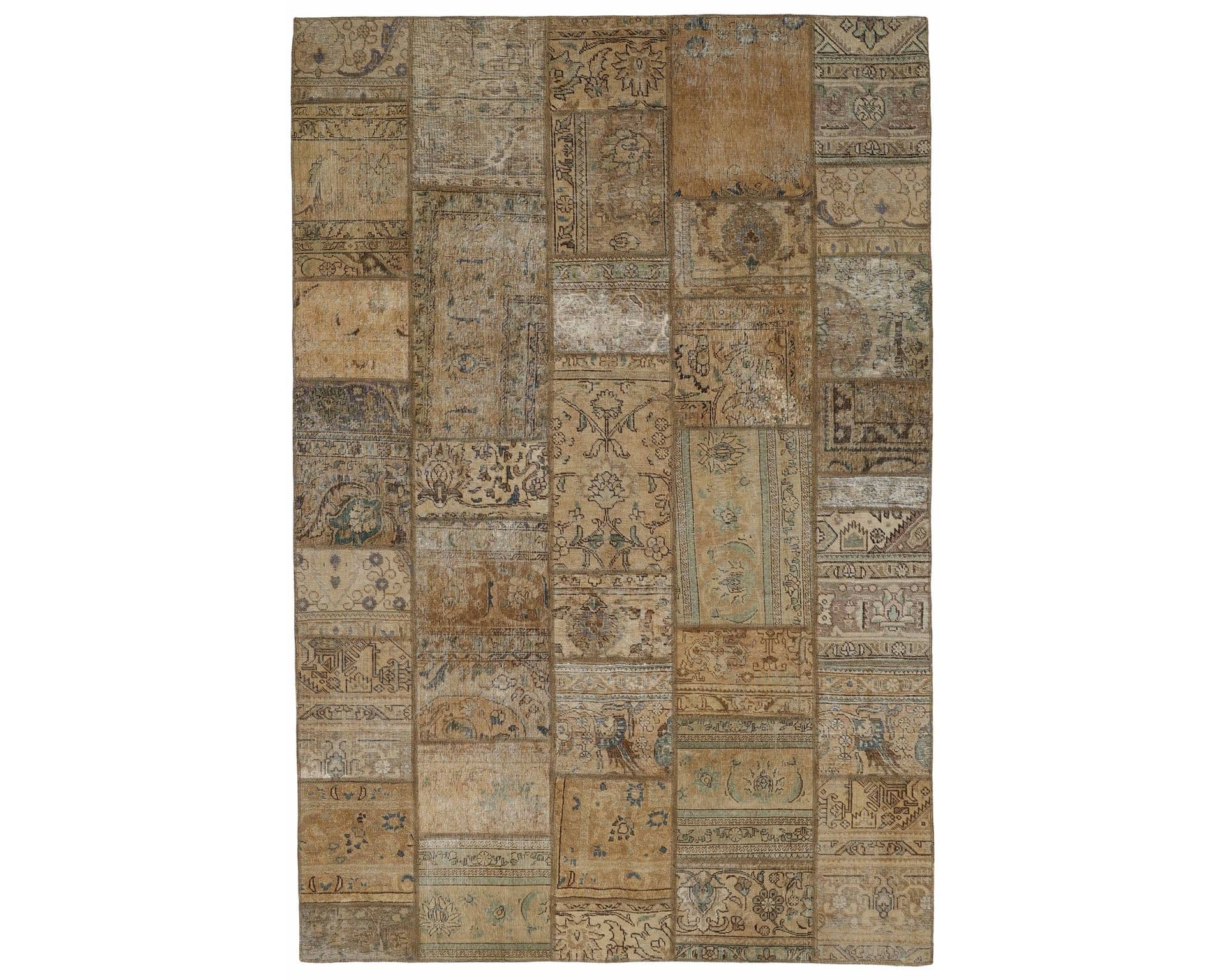 Vintage Patchwork orientalisk matta 200 x 307 cm