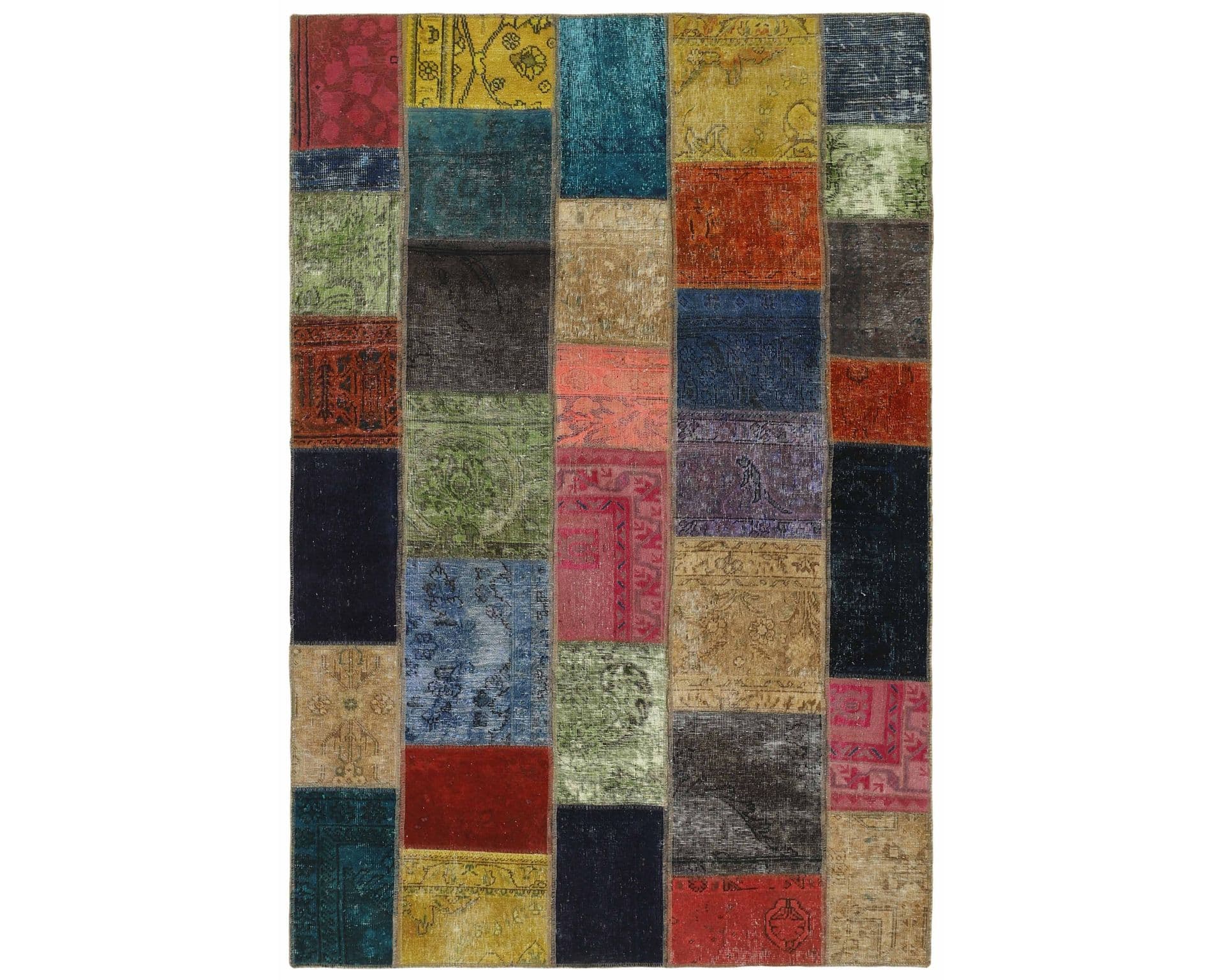 Vintage Patchwork orientalisk matta 156 x 239 cm