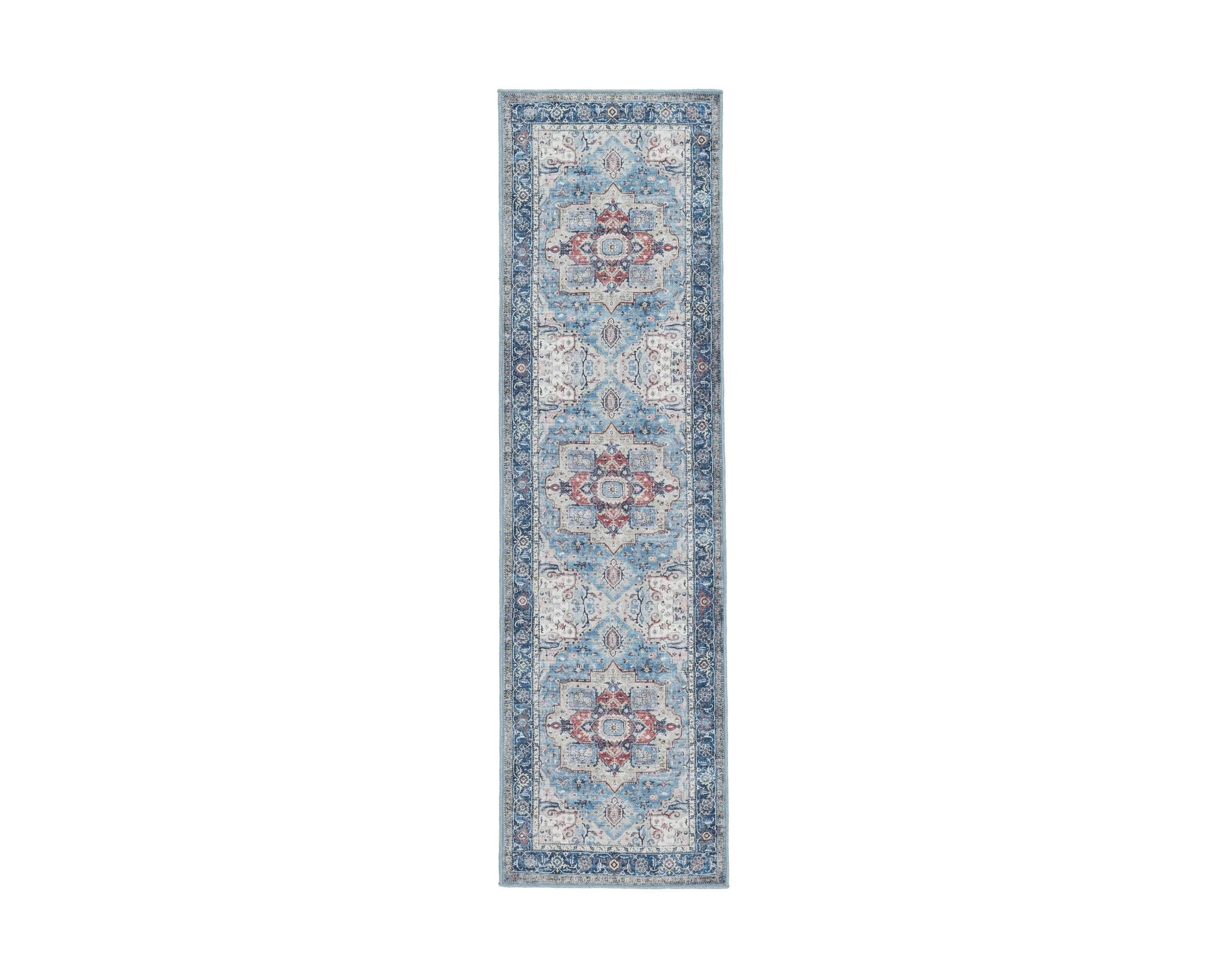 Rugvista Essential Georgia Oriental hallmatta 80 x 300 cm blå