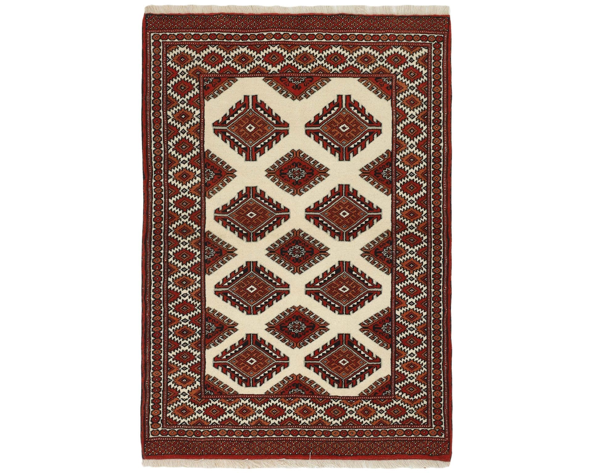 Torkaman Fine orientalisk matta 85 x 122 cm