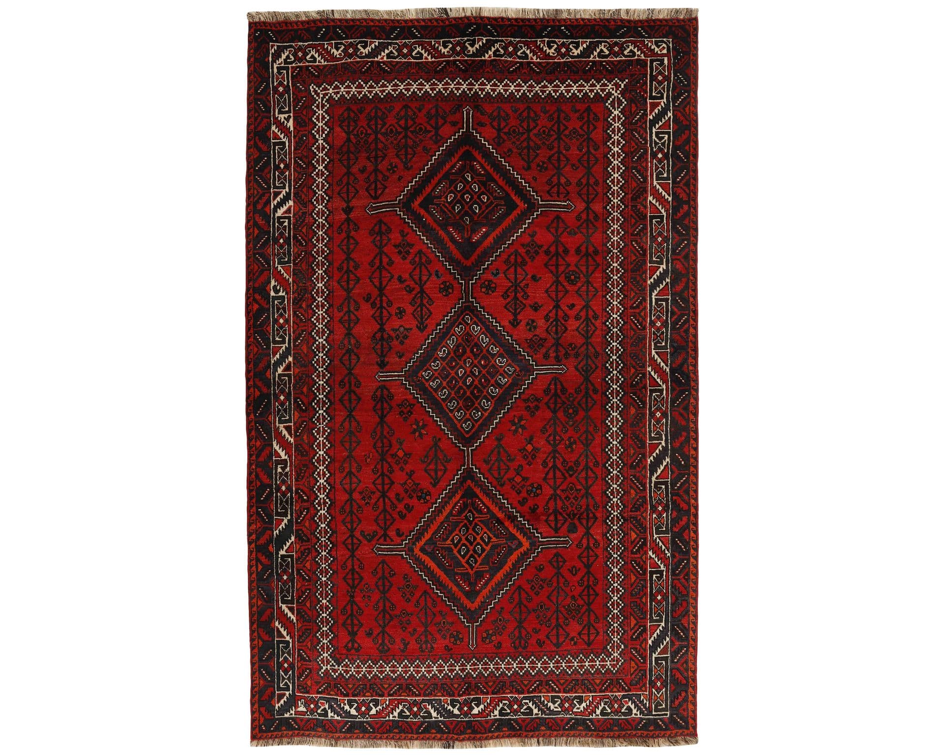 Shiraz orientalisk matta 191 x 305 cm