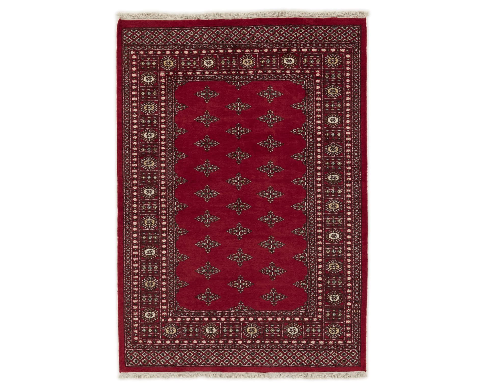 Pakistan handknotted orientalisk matta 140 x 198 cm