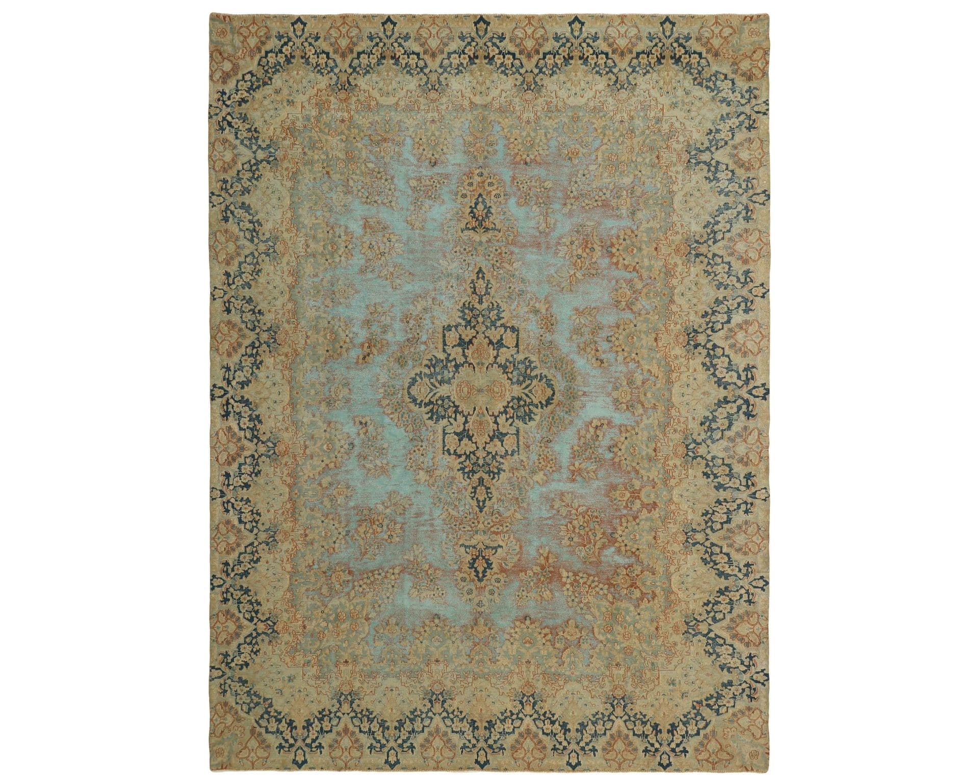 Vintage Kerman Fine orientalisk matta 280 x 377 cm