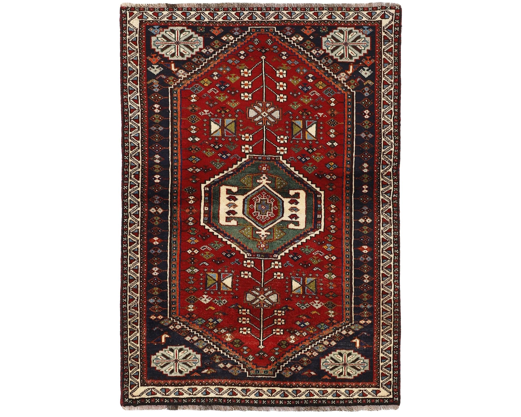 Kashghai orientalisk matta 102 x 145 cm