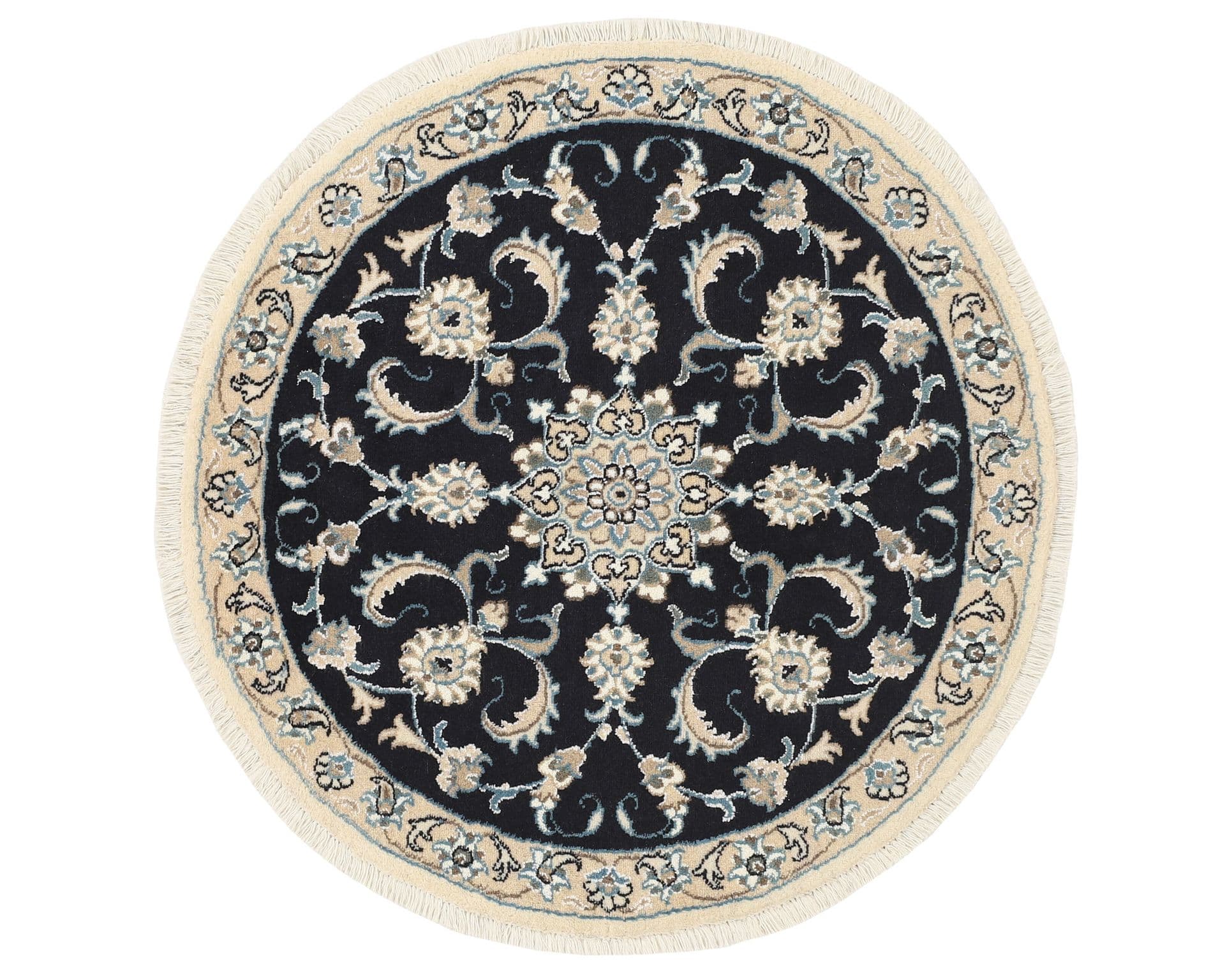 Nain Kashmar orientalisk matta ø 100 cm